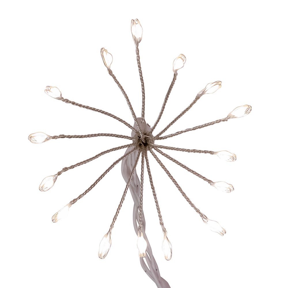 Kurt Adler 75-Light Cluster Burst Warm White LED Light Set